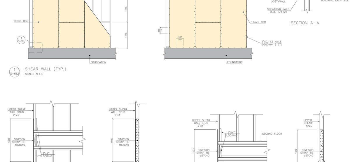 Four-Storey wood Structure Residential building